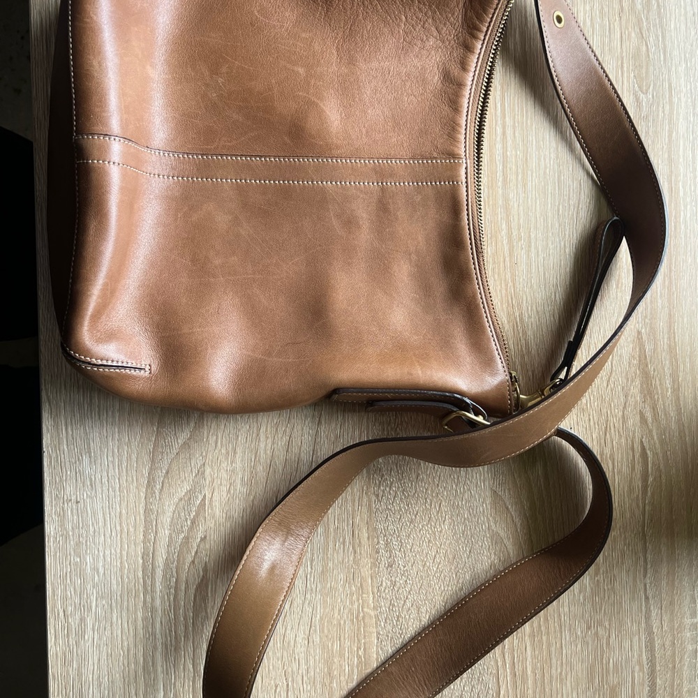Brown Leather Crossbody Bag